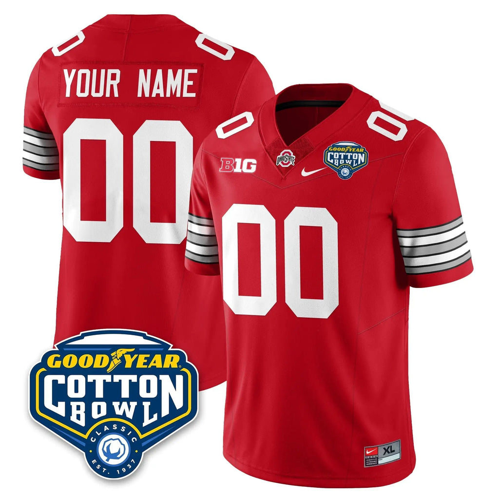 Men Ohio State Buckeyes Football Vapor Limited Jersey - Cotton Bowl