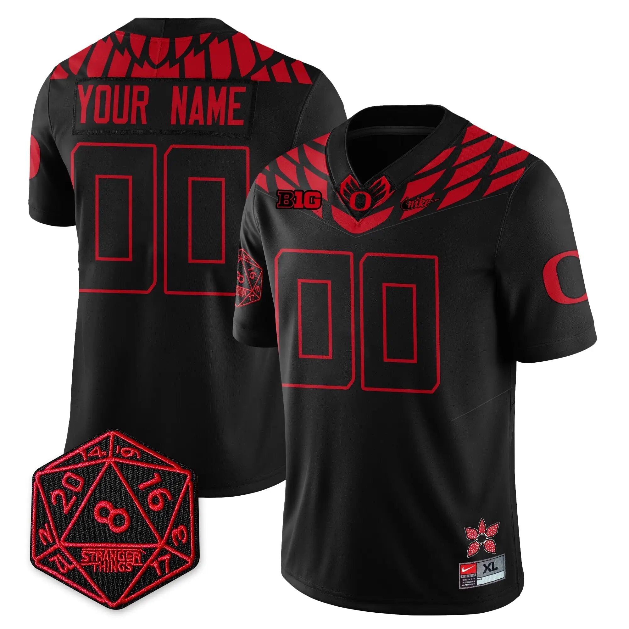 ORE "Shoe Duck" Stranger Things Football Vapor Limited Custom Jersey