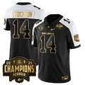 Men University of Georgia Football Vapor Limited Gold Jersey - SEC Football Champions