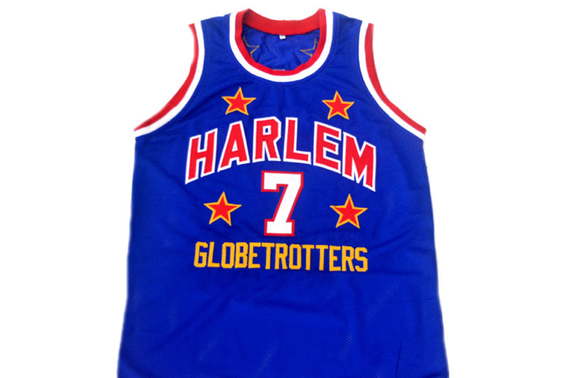 Too Tall Jersey #7 Harlem Globetrotters Basketball Blue