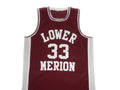 Kobe Bryant Jersey #33 Lower Merion High School Basketball Maroon