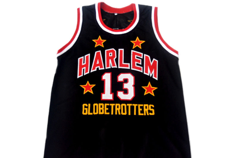 Wilt Chamberlain Jersey #13 Harlem Globetrotters Basketball Black