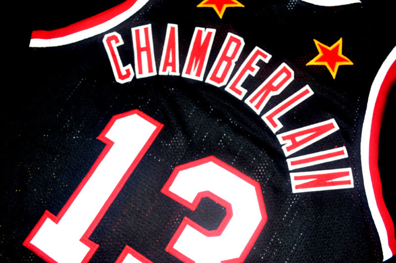 Wilt Chamberlain Jersey #13 Harlem Globetrotters Basketball Black