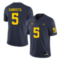 #5 Mike Sainristil Alumni Men’s Michigan Wolverines Football Jersey Stitched