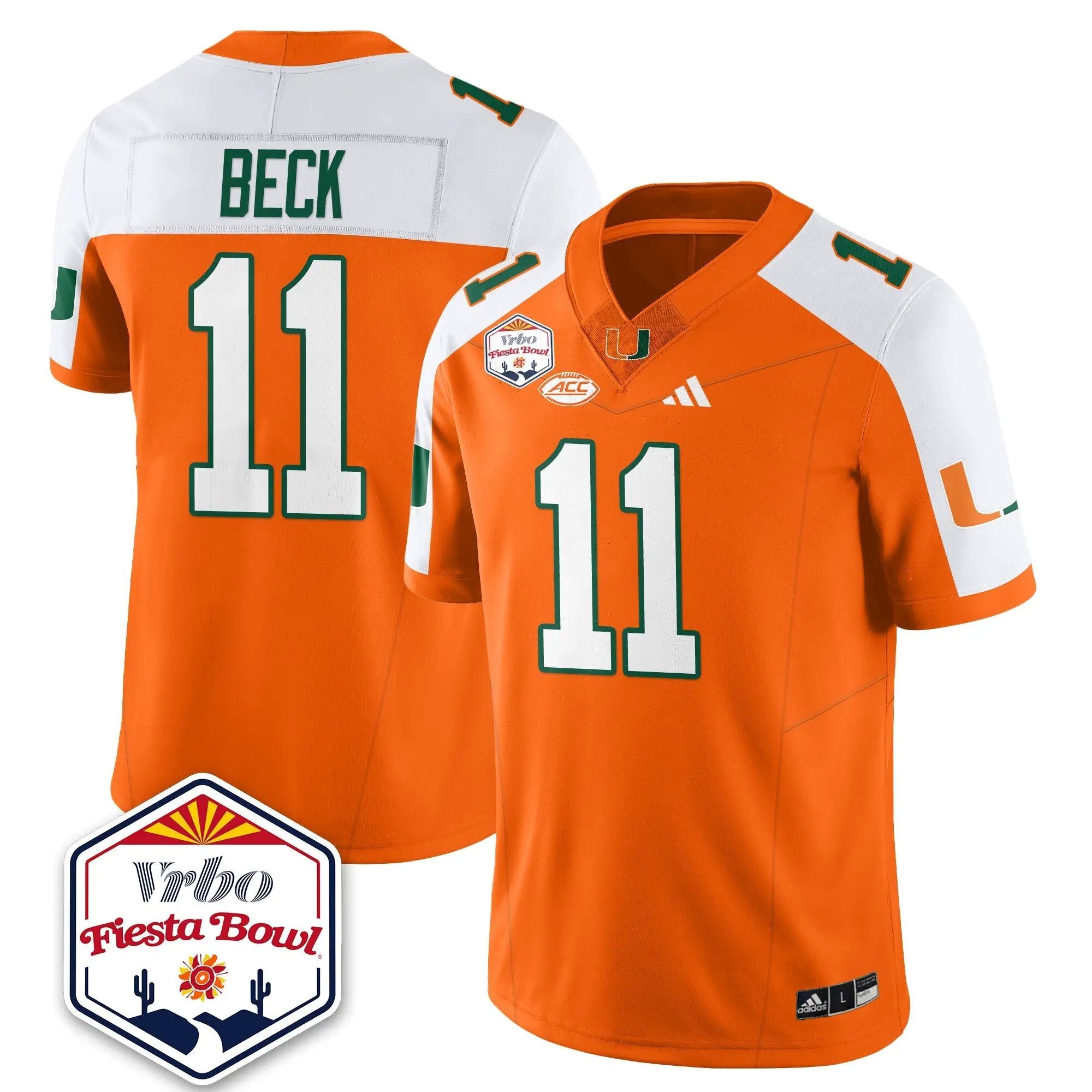 Men Miami Hurricanes  Football Vapor Limited Jersey - Vrbo Fiesta Bowl