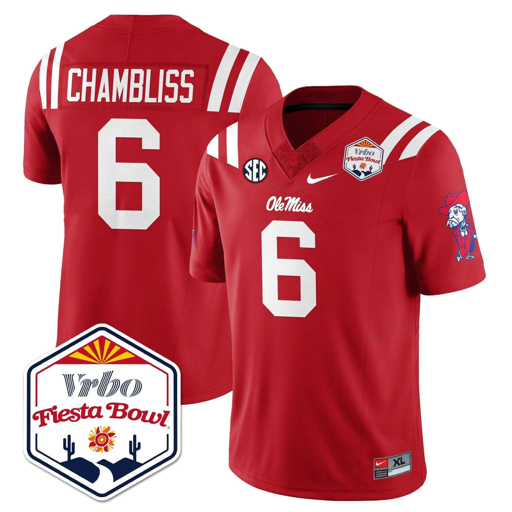 Men Ole Miss Rebels Football Vapor Limited Jersey - Vrbo Fiesta Bowl