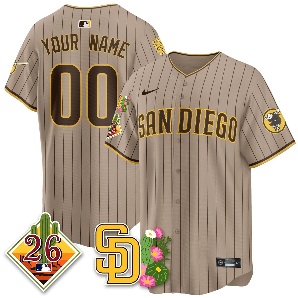 Men San Diego Padres 2026 Spring Training Vapor Limited Jersey - All Stitched