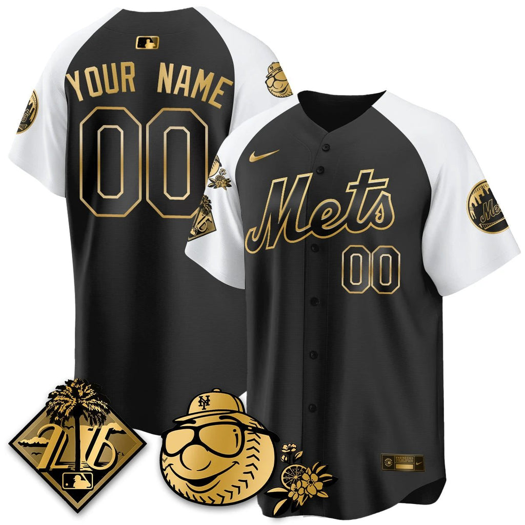 Men New York Mets 2026 Spring Training Vapor Limited Gold Jersey - All Stitched