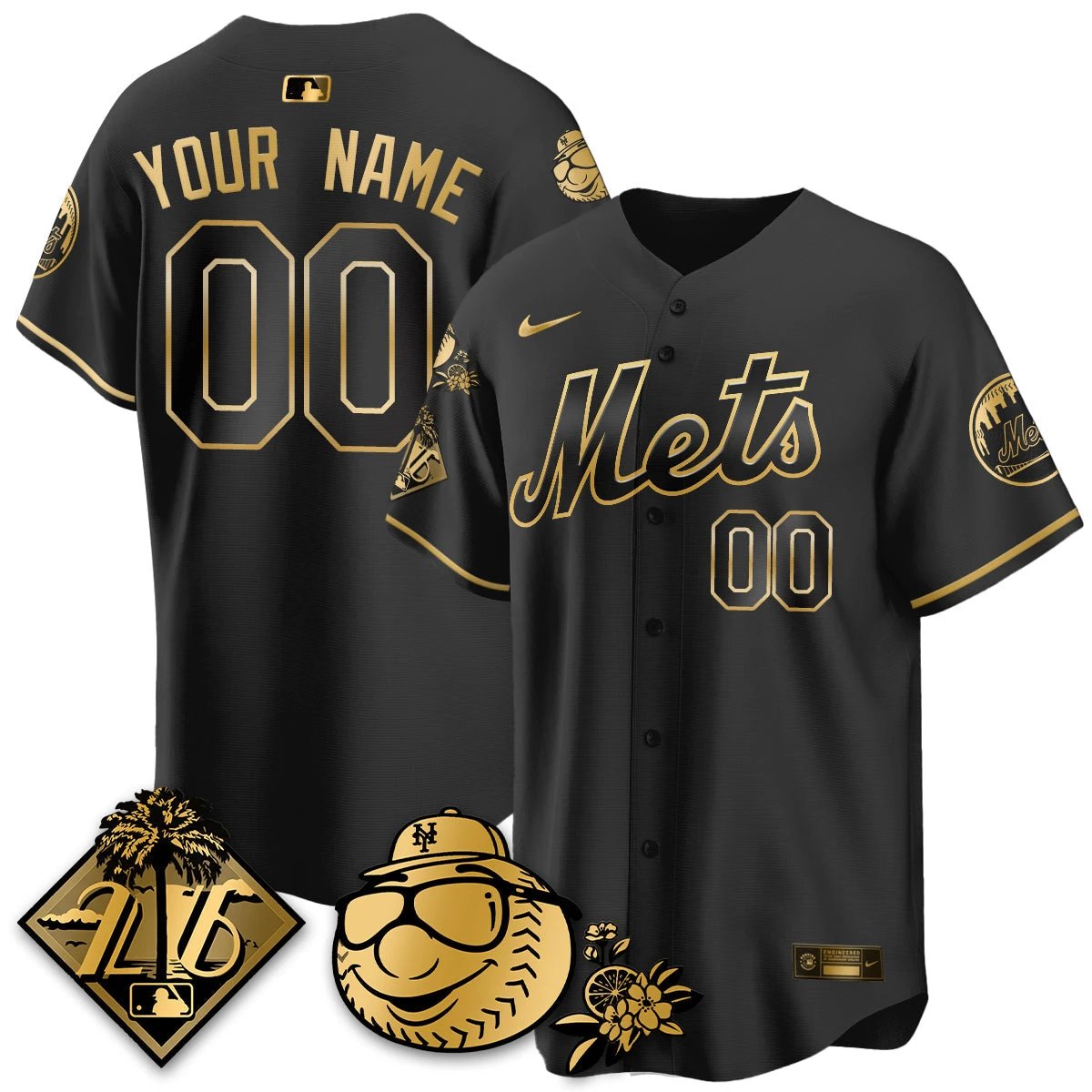 Men New York Mets 2026 Spring Training Vapor Limited Gold Jersey - All Stitched