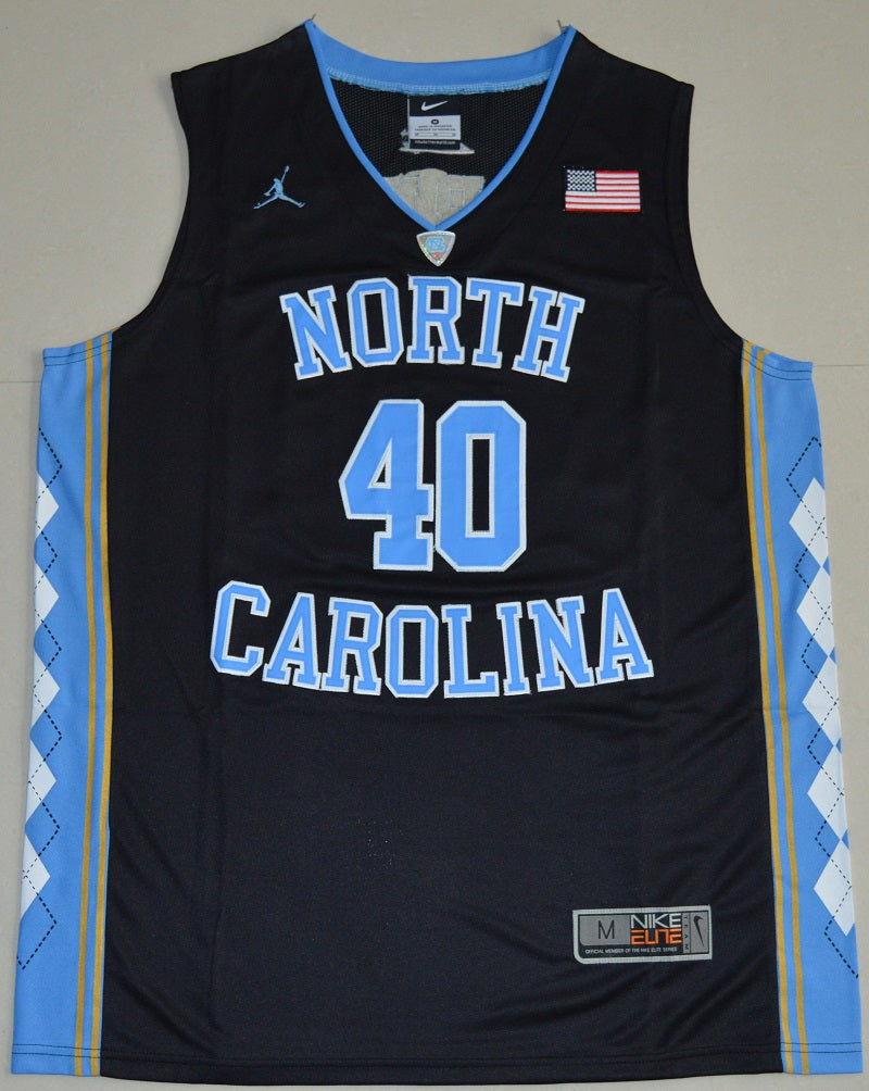 North Carolina Tar Heels #40 Harrison Barnes NCAA Basketball Jersey Black
