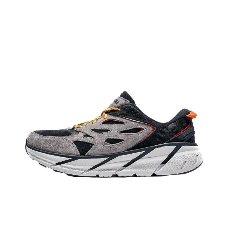 Hoka One One Clifton L Suede Black Lunar Rock 1122571-BLRK