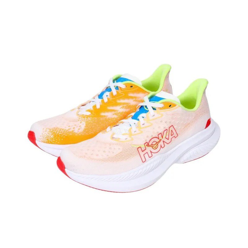 Hoka One One Mach 6 White Solar Flare 1147790-WLR
