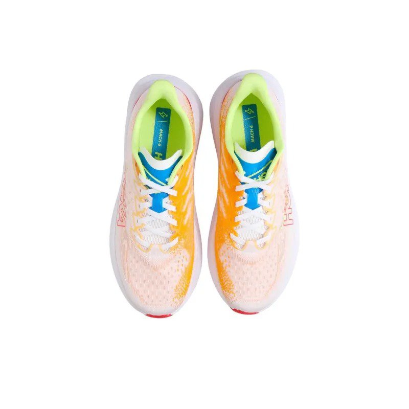Hoka One One Mach 6 White Solar Flare 1147790-WLR