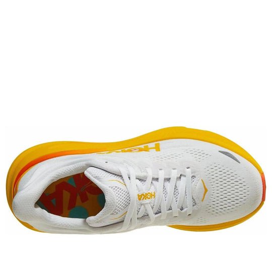 Hoka One One Bondi 9 White Orange 1162012-FNF