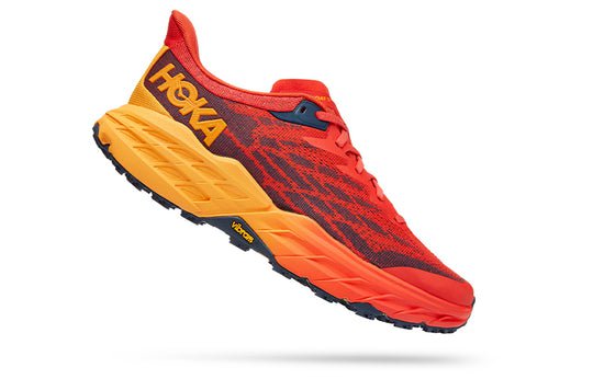 Hoka One One Speedgoat 5 Fiesta Red Radiant Yellow 1123157-FRYL
