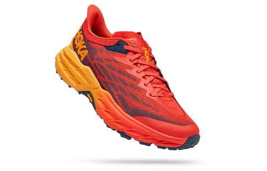 Hoka One One Speedgoat 5 Fiesta Red Radiant Yellow 1123157-FRYL
