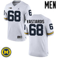 #68 Andrew Vastardis Men’s Michigan Wolverines Football Jersey Stitched
