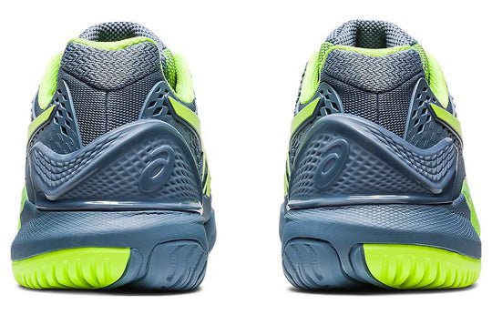 Asics Gel Resolution 9 Steel Blue Hazard Green 1041A330-400