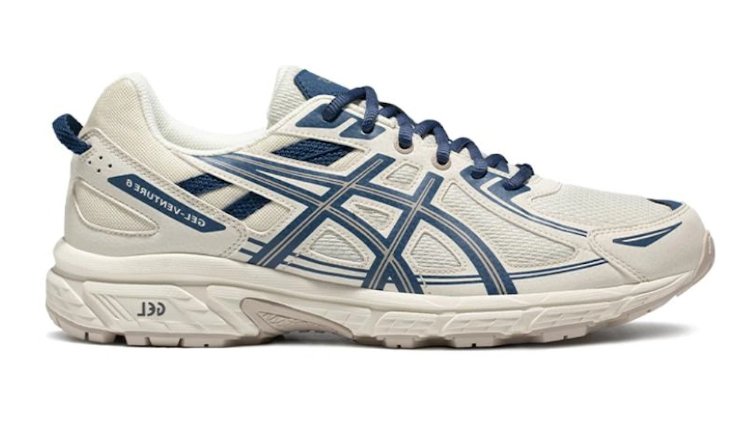 Asics Gel-Venture 6 Cream White Blue 1011B550-103