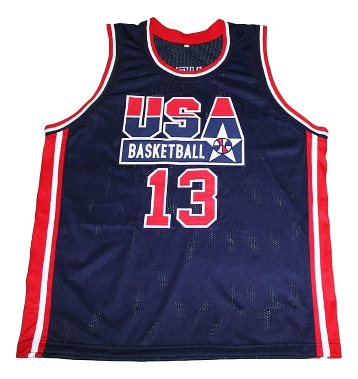 Shaquille O'Neal Jersey #13 Team USA Basketball Navy Blue