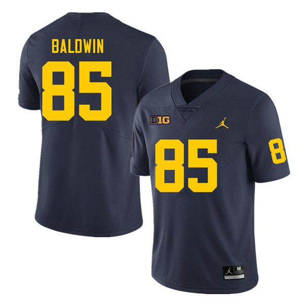#85 Daylen Baldwin Men’s Michigan Wolverines Football Jersey Stitched