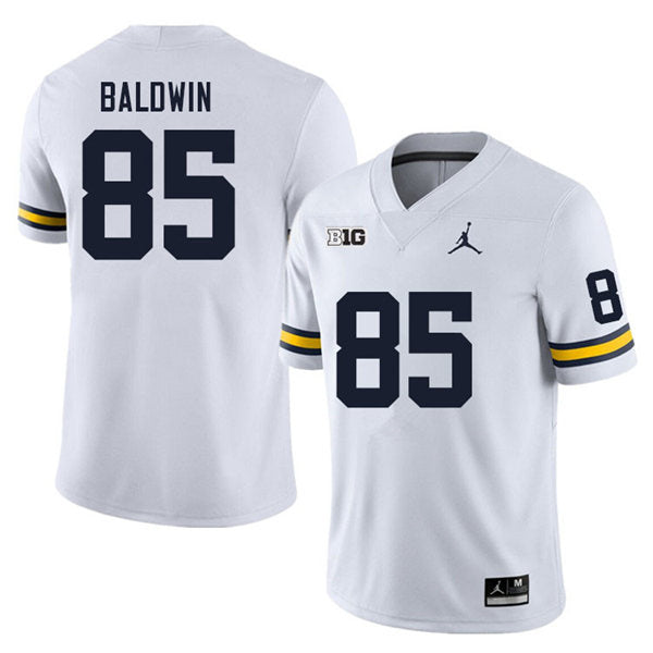 #85 Daylen Baldwin Men’s Michigan Wolverines Football Jersey Stitched