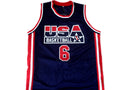 Derrick Coleman Jersey #6 Team USA Basketball Navy Blue
