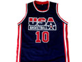 Reggie Miller Jersey #10 Team USA Basketball Navy Blue
