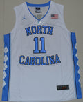 North Carolina Tar Heels #11 Brice Johnson NCAA Basketball Jersey White