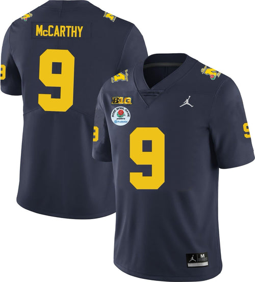 #9 J.J. McCarthy  Michigan Wolverines Football Jersey Stitched