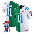 A.J. Brown Jersey #11 Ole Miss Rebels Split Vapor Limited All Stitched