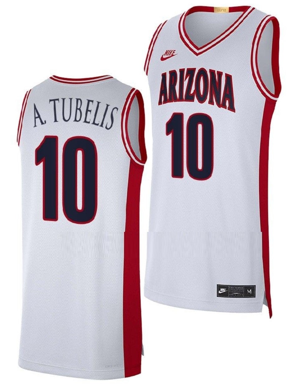 Azuolas Tubelis Jersey Arizona Wildcats College Basketball Limited #10