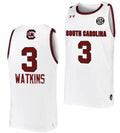 Ashlyn Watkins Jersey South Carolina Gamecocks College Basketball White #3