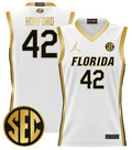 Al Horford Jersey #42 Florida Gators 2024 Lightweight Basketball White Gold