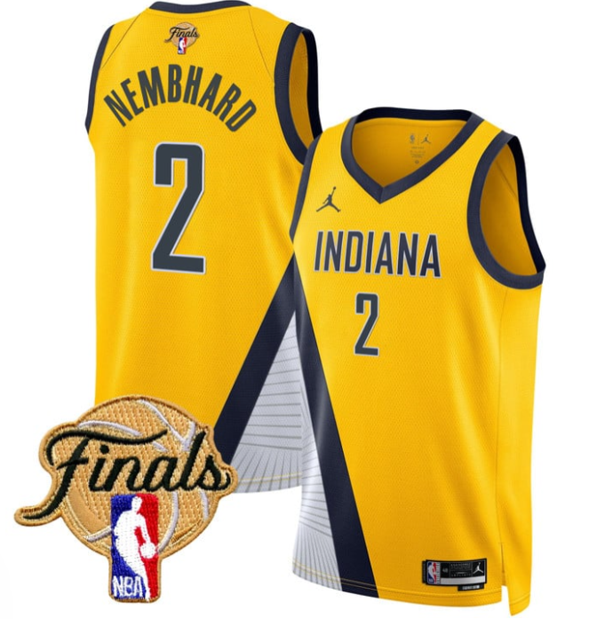 Andrew Nembhard Jersey #2 Indiana Pacers 2025 Finals Swingman Stitched Statement