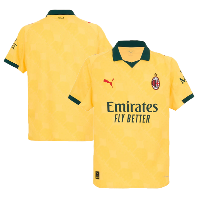 AC Milan 2025-26 Third Men Jersey – Yellow