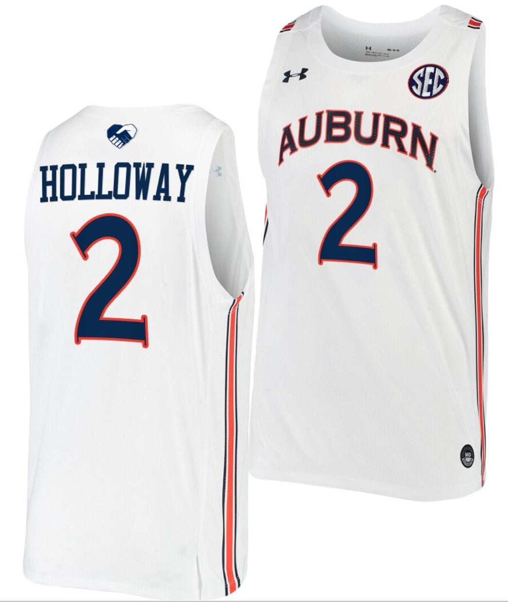 Aden Holloway Jersey Auburn Tigers College Basketball #2
