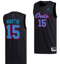 Alijah Martin Jersey #15 FAU Owls College Basketball Replica Black