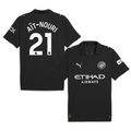 AIT-NOURI #21 Manchester City 2025-26 Away Jersey – Black