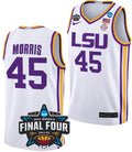 Alexis Morris Jersey LSU Tigers College Basketball 2023 NCAA Final Four Garnet White #45