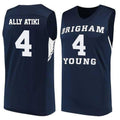 Atiki Ally Atiki Jersey BYU Cougars College Basketball #4
