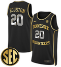 Allan Houston Jersey #20 Tennessee Vols 2024 Swingman Basketball Black Gold