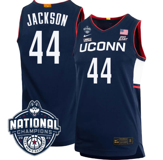 Andre Jackson Jersey #44 UConn Huskies 2023 National Champions College Basketball