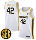 Al Horford Jersey #42 Florida Gators Swingman Basketball Stitched White Gold