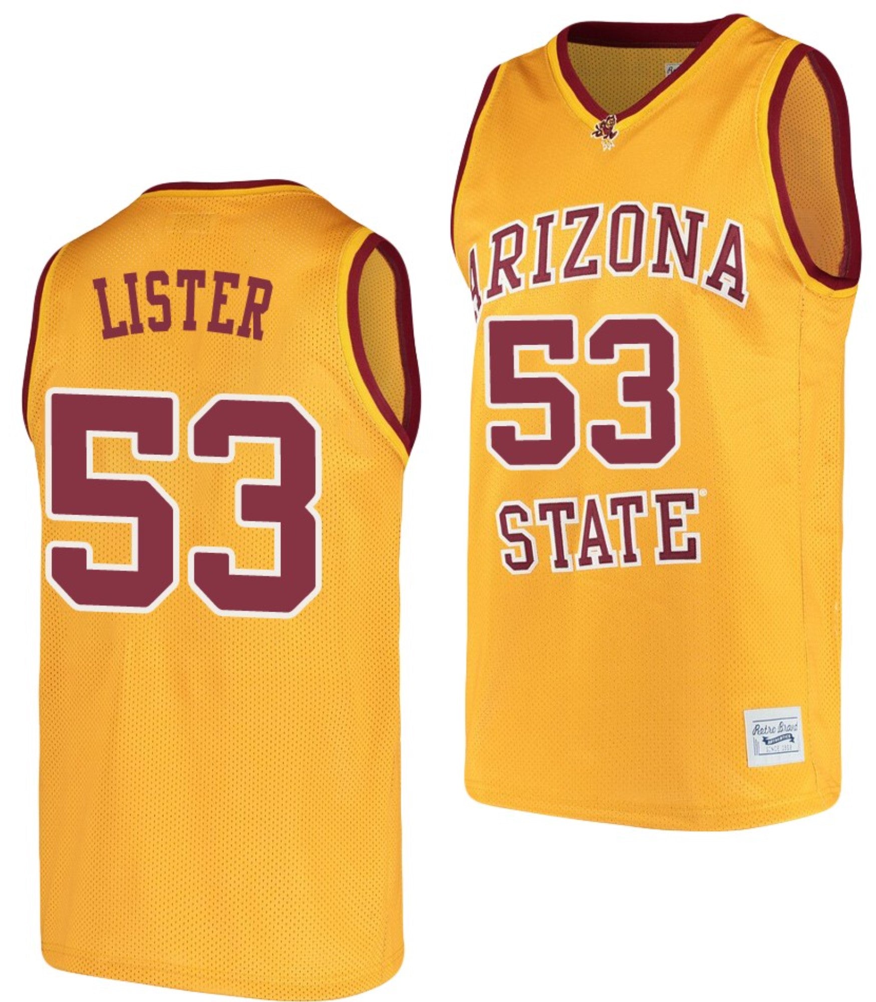 Alton Lister Jersey #53 Arizona State Sun Devils College Basketball