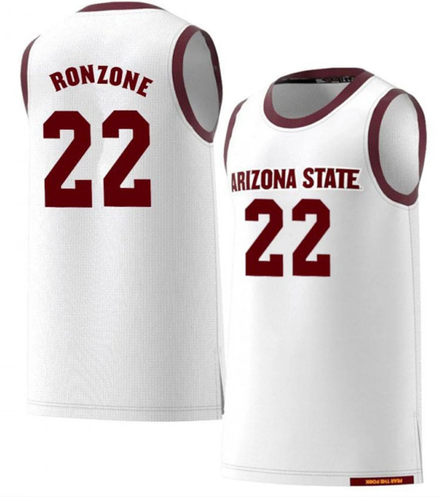 Austin Ronzone Jersey #22 Arizona State Sun Devils College Basketball