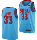 Aguek Arop Jersey San Diego State Aztecs College Basketball Blue Alternate #33
