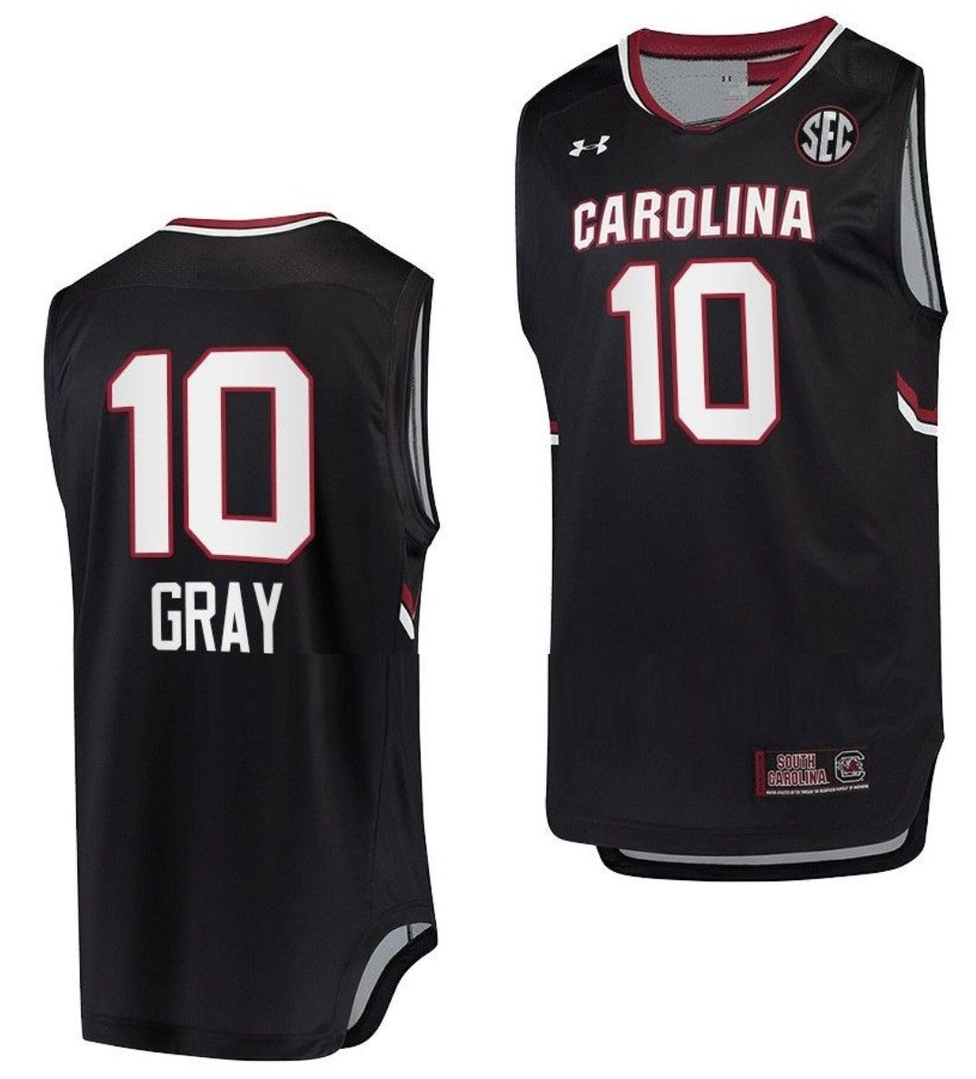 Allisha Gray Jersey South Carolina Gamecocks Jersey College Basketball Black #10