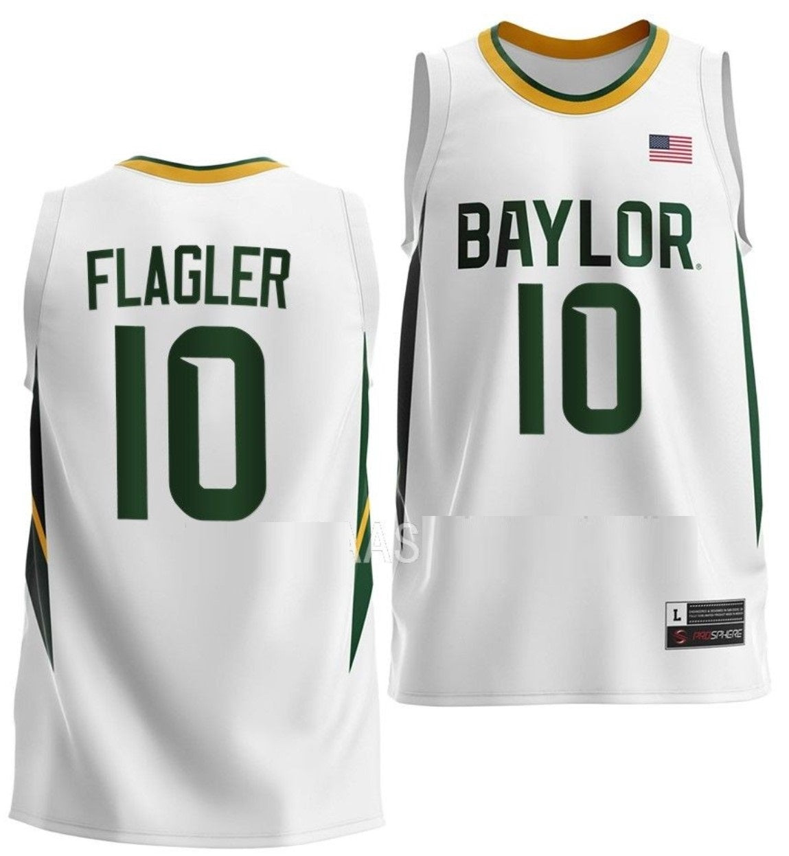 Adam Flagler Jersey Baylor Bears College Basketball #10