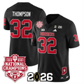 Anthony Thompson Jersey #32 Indiana Hoosiers 2025 National Champions Black